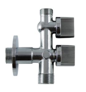 Valvula Angular Combi 1/2"-3/4"-3/8" - Imagen 2