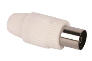 Clavija Coaxial Recta Abs Hembra