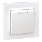 Enchufe Schuko Exterior Empotrar S-10 Blanco