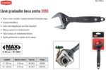 Llave Graduable Gran Abertura Chr-v 10" - Imagen 2