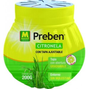 PREBEN GEL CITRONELA TAPA GRADUABLE 200 GR
