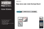Bosch Hoja Sierra Calar Metal  (3 Uds)