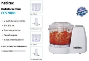 Picadora Mini Cc5700b 150w - Imagen 2