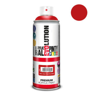 Pintyplus Pintura Spray Acrilica Rojo Brillante - 400 ml