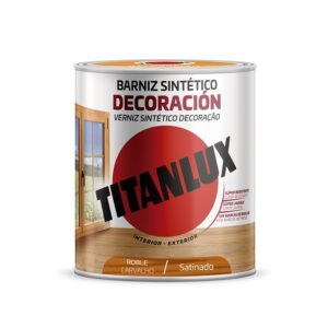 Titanlux Barniz Sintetico Satinado Roble - 750 ml