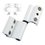 Bisagra V2p Eu Aluminio Blanco Izquierda - Imagen 2
