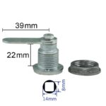 Cerradura Contador Cuadradillo Macho 8mm
