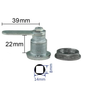 Cerradura Contador Cuadradillo Macho 8mm