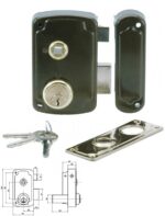 Cerradura 1056b He 60mm Derecha Bombin Redondo - Imagen 2