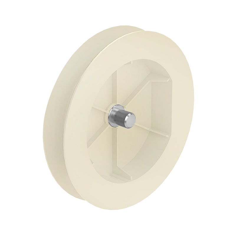 Disco Plastico Persiana C/espiga 12mm 120x40mm - Imagen 2
