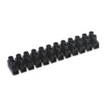 Regleta Conexion 2,5mm Negra 12 Elementos