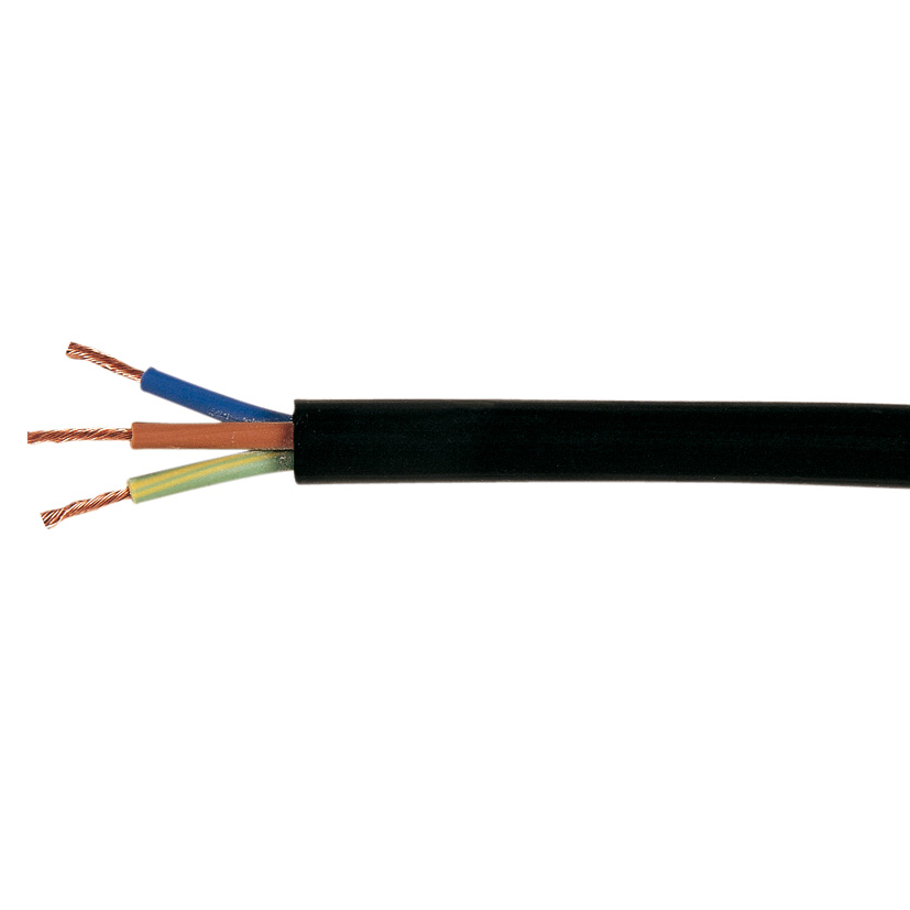 manguera_electrica_3x_negra Manguera Electrica 3x1,5mm Negra (1 Mt) - Imagen 1