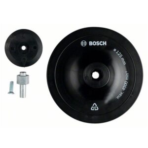 Bosch Plato Caucho Ø 125mm Eje 8mm