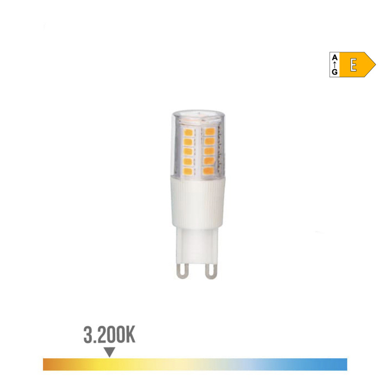 Bombilla G9 Led 5.5w 650lm 3200k Luz Calida Base Ceramica Ø1,8x5,4cm
