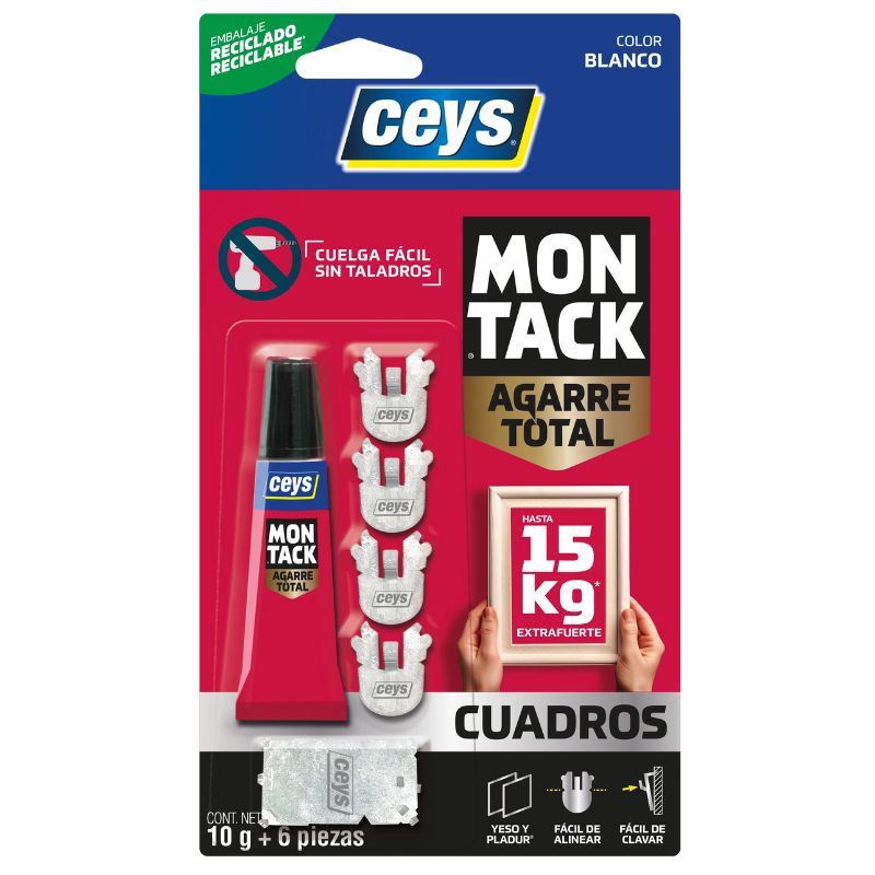 Montack Agarre Total Cuadros Blanco