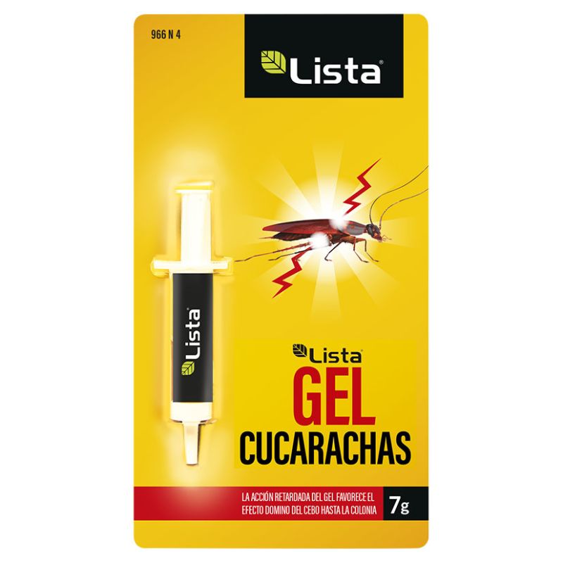 Gel Cucarachas Jeringa 7 Gr Lista