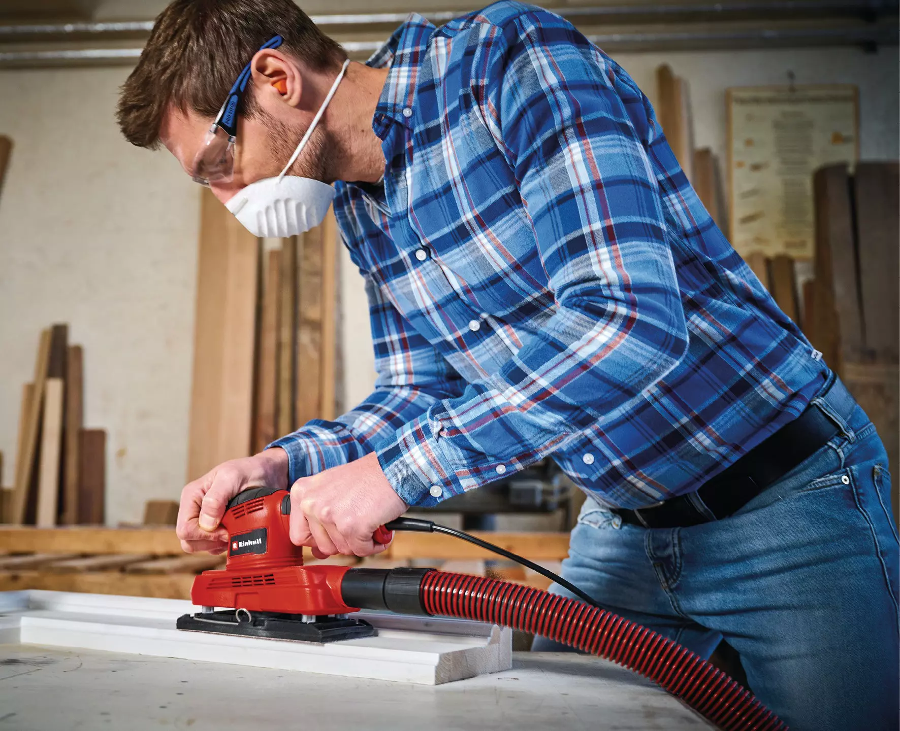 Einhell Lijadora Orbital 150 W Th-os 1520 - Imagen 2