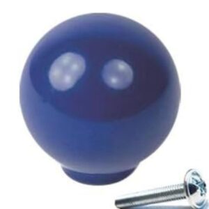 Pomo Bola Abs Ø 29mm Azul Oscuro Brillo