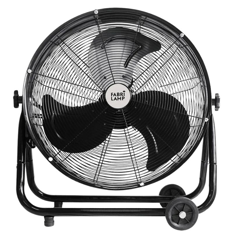 Ventilador Industrial Poniente Orientable 180w Negro
