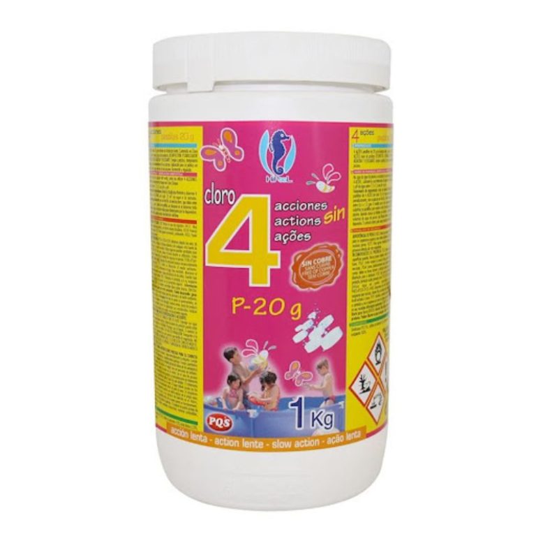 cloro 4 acciones 1kg