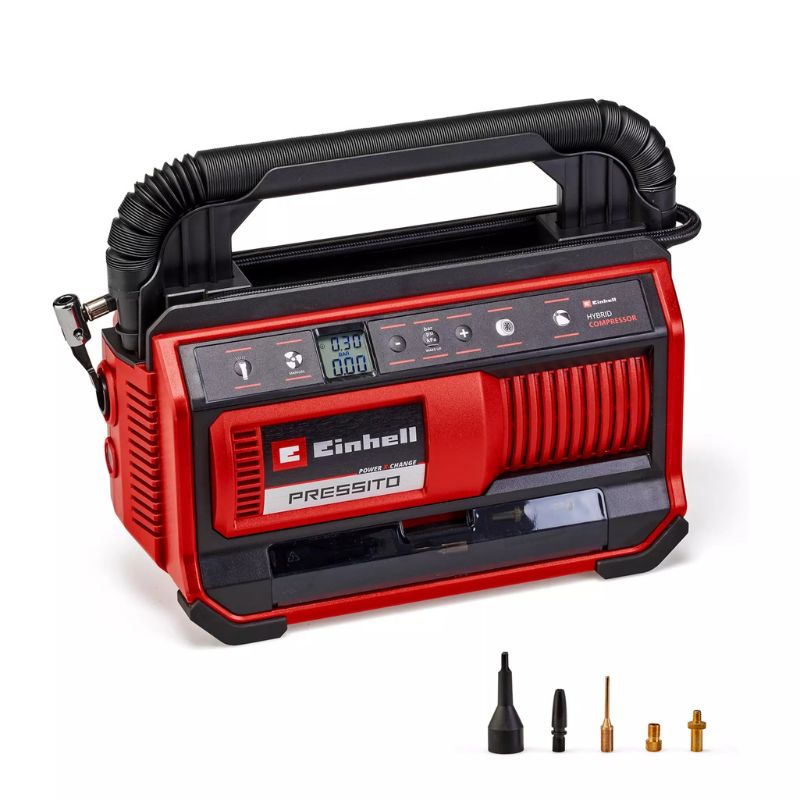 compresor einhell pressito 18/25 híbrido