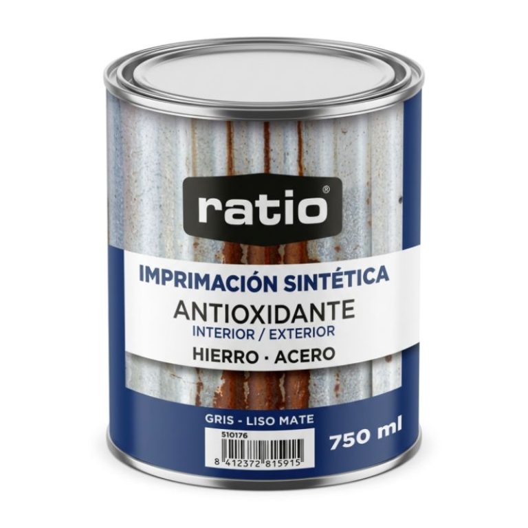 Imprimacion antioxidante hierro acero RATIO para estructuras metálicas