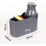 Organizador Dispensador Jabon Fregadero - Imagen 2