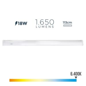 Regleta Led 18 W 6500 K Luz Fria 1650 Lm