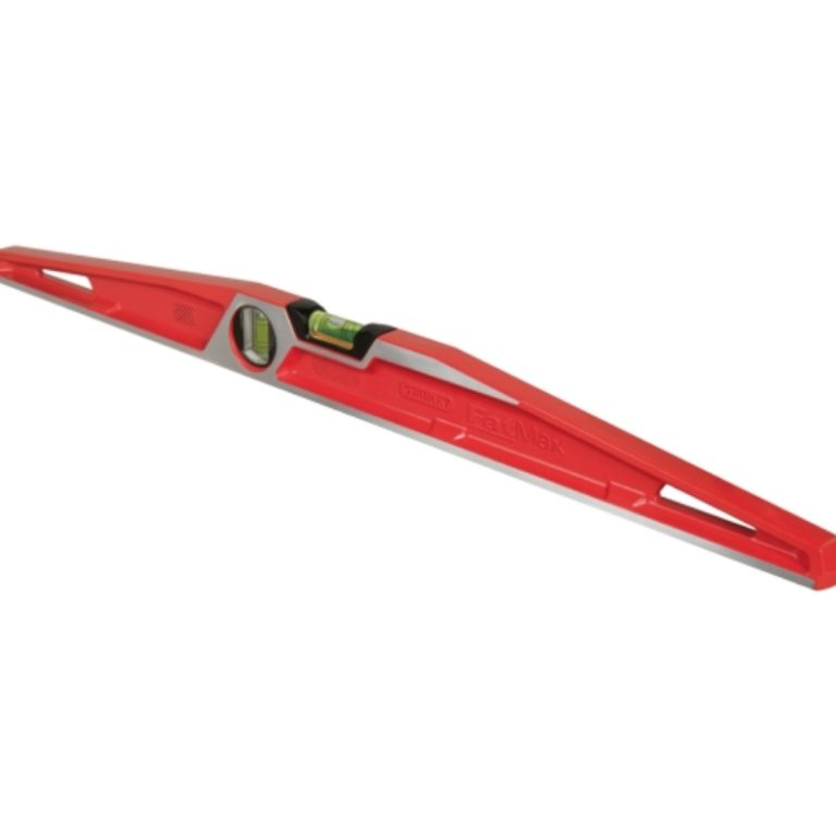 Nivel Stanley FatMax 60cm MLH trapezoidal rojo con dos viales