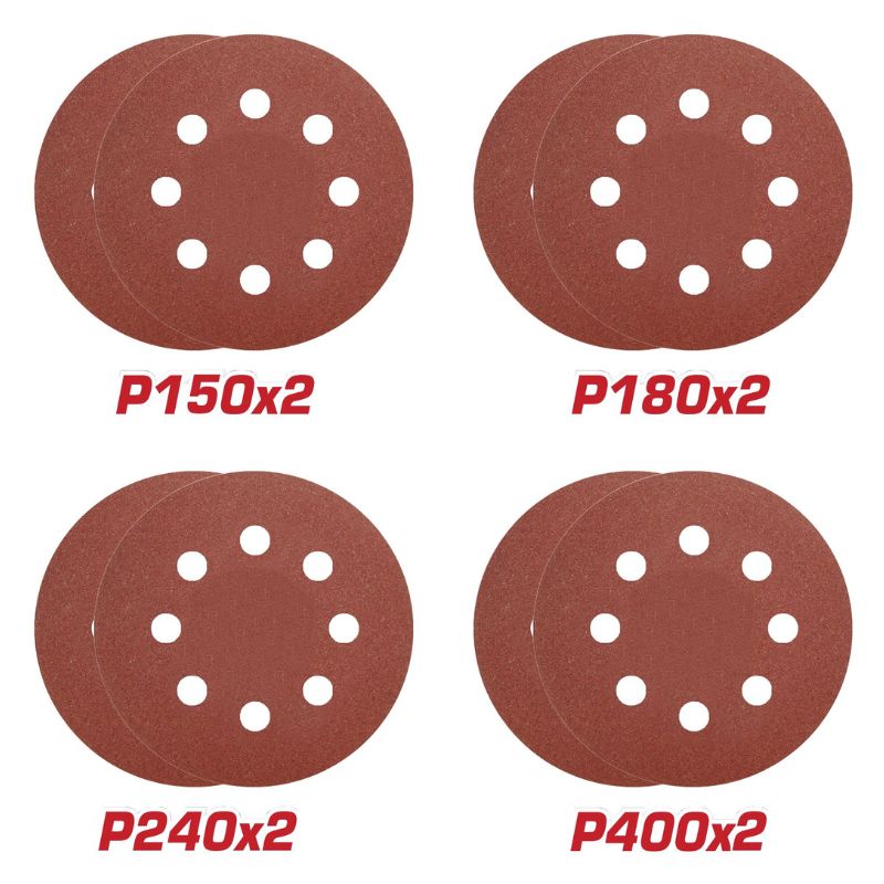 41445 Juego Discos Lijas Velcro Ø 180 Mm - Imagen 1
