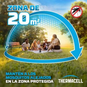 Difusor antimosquitos exterior Thermacell con protección 20 m² - Imagen 5