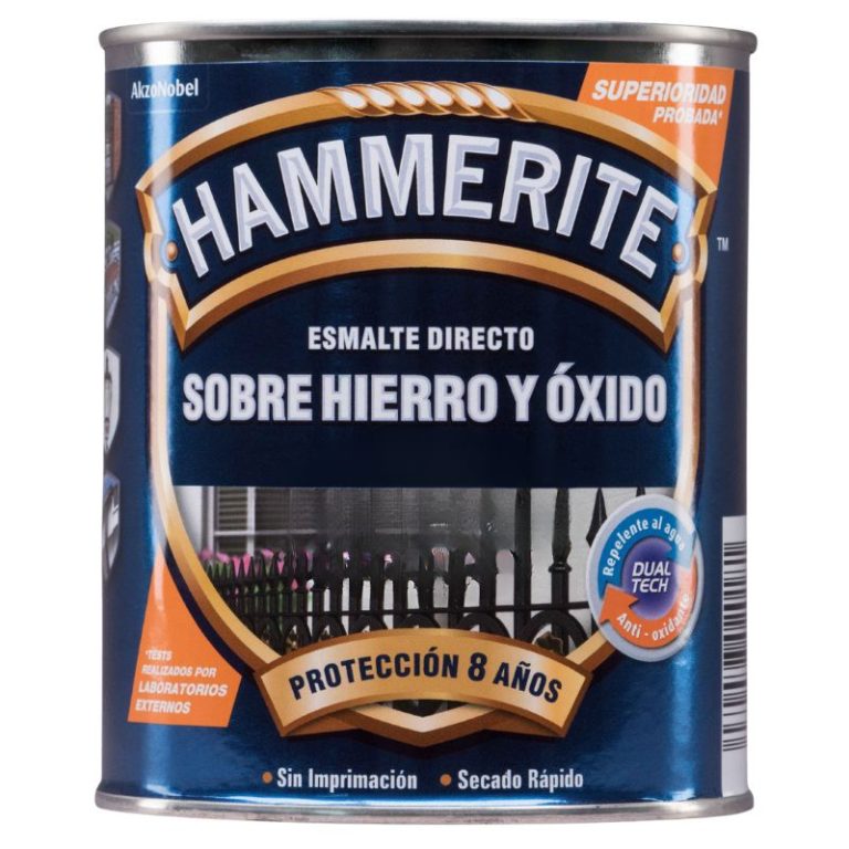 Envase de esmalte antioxidante hierro exterior Hammerite para protección de metal