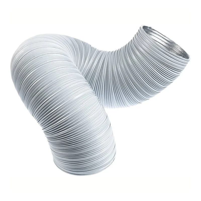 Tubo Aluminio Extensible Ø 120mm Blanco 1,5mts