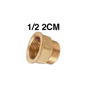 Alargadera Laton 1/2" 2 Cm.