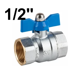 Valvula Esfera Metal Palomilla H-h 1/2"