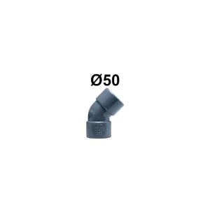 Codo Pvc H-h 50 45º