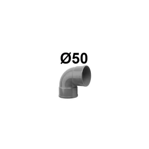 Codo Pvc H-h 50 87º