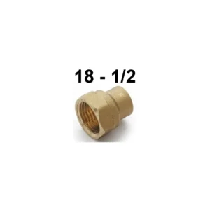 Entronque Laton Soldar Hembra Ø 18-1/2"