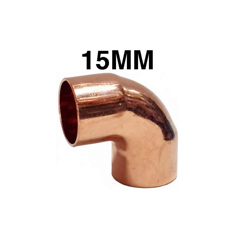Codo Cobre H-h 90º 15