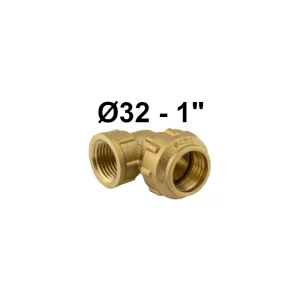 Codo Hembra 32-1" Fitting Laton