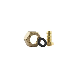 Racord Macho 1/4" Gas Espiga 8
