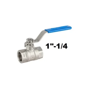Valvula Esfera Metal Maneta H-h 1" - 1/4