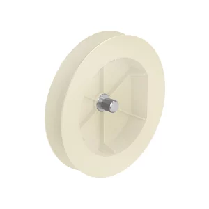disco persiana plastico 120x40mm correspondiente a Disco Plastico Persiana C/espiga 12mm 120x40mm