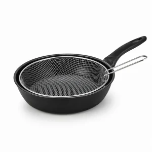 Sarten Antiadherente Freidora C/cestillo 24 Cm