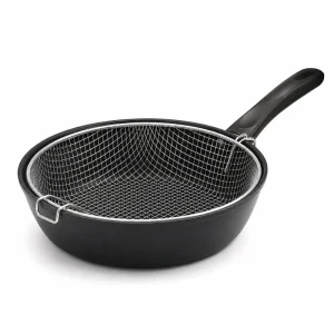 Sarten Antiadherente Freidora C/cestillo 26 Cm