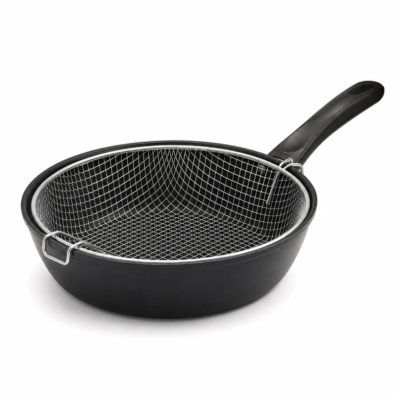 170502-imagen-producto Sarten Antiadherente Freidora C/cestillo 26 Cm - Imagen 1