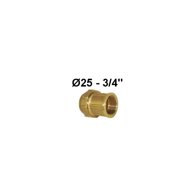 Enlace Rosca Hembra 25-3/4" Laton Fitting