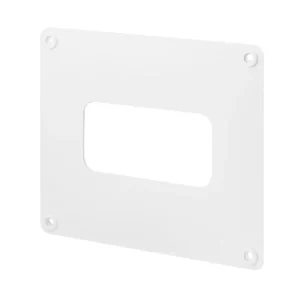Marco Remate Pared Tubo Rectangular 110x55 Mm