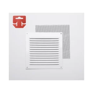 Rejilla Ventilacion Aluminio Con Mosquitera 15x15 Cm Blanca