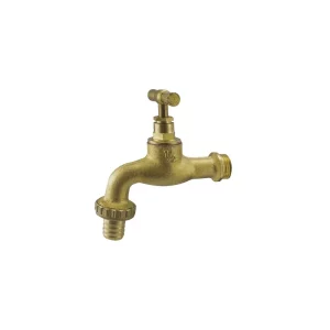Grifo Laton 3/4" X 1" Curvo Mate